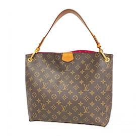 Louis Vuitton-Louis Vuitton Monogram Graceful PM Shoulder Bag-Brown,Pink
