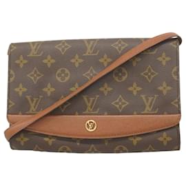 Louis Vuitton-Louis Vuitton Monogram Bordeaux Shoulder Bag-Brown