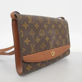 Louis Vuitton-Louis Vuitton Monogram Bordeaux Shoulder Bag-Brown