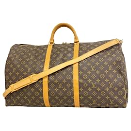 Louis Vuitton-Louis Vuitton Boston Bag Monogram Keepall Bandouliere 60-Brown