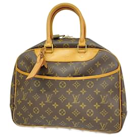 Louis Vuitton-Louis Vuitton Monogram Deauville Handbag-Brown