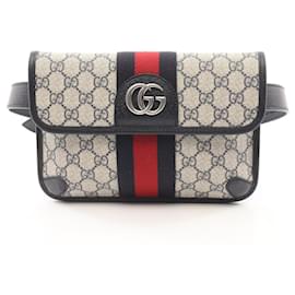 Gucci-Bolsa de Cintura Ophidia da GUCCI-Multicor,Bege,Azul marinho