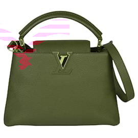 Louis Vuitton-Louis Vuitton Capucines BB Shoulder Bag-Red