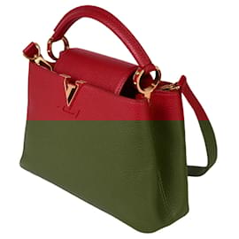 Louis Vuitton-Louis Vuitton Capucines BB Shoulder Bag-Red