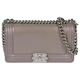 Chanel-Chanel Boy Chanel Coco Mark Chain Shoulder Bag-Metallic