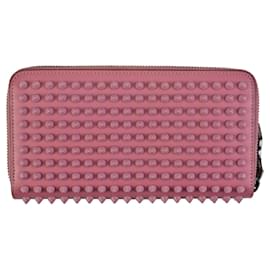 Christian Louboutin-Christian Louboutin Panettone Round Long Wallet with Coin Purse-Pink