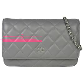 Chanel-Chanel A33814 Women's Suede Shoulder Bag-Pink