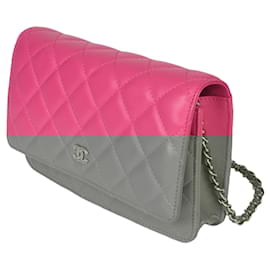 Chanel-Chanel A33814 Women's Suede Shoulder Bag-Pink