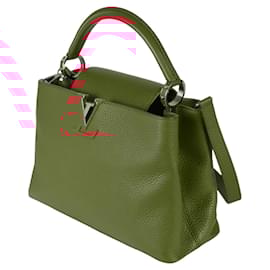 Louis Vuitton-Louis Vuitton Capucines PM Shoulder Bag-Red