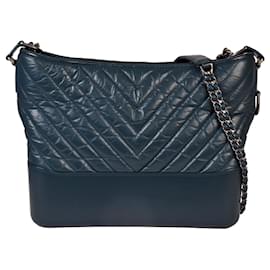 Chanel-Chanel Gabriel de Chanel Hobo Bag No. 26-Navy blue