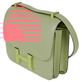 Hermès-Sac à épaule Hermes Constance 3 24-Rose