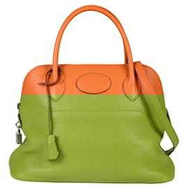Hermès-Sac à main Hermes Bolide 31-Orange