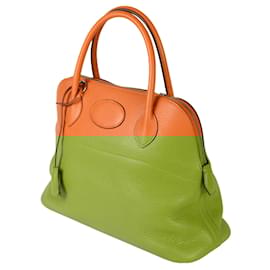 Hermès-Sac à main Hermes Bolide 31-Orange
