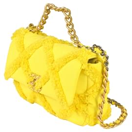 Chanel-Chanel 19 Matelasse Chain Shoulder Bag-Yellow