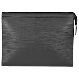 Louis Vuitton-Pochette Voyage Sac Clutch Louis Vuitton-Noir