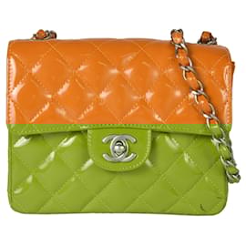 Chanel-Chanel Matelasse Coco Mark Single Flap Bag-Orange