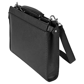 Fendi-Sac à main Fendi Selleria Peekaboo Strap-Noir
