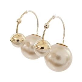 Christian Dior-Christian Dior Tribal Hoop Earrings-Pink