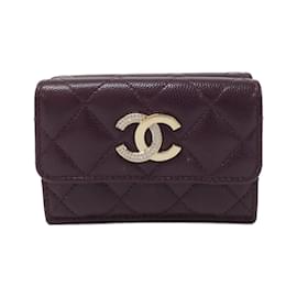 Chanel-Chanel AP4173 Coin Purse-Dark red