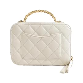 Chanel-Chanel AS3221 Handbag-White