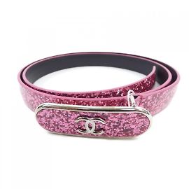 Chanel Pink PVC Standard Gürtel Pink