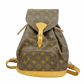 Louis Vuitton-Louis Vuitton Monogram Montsouris MM Backpack-Brown