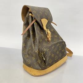Louis Vuitton-Louis Vuitton Monogram Montsouris MM Backpack-Brown