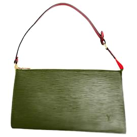 Louis Vuitton-Louis Vuitton Epi Pouch Accessory M52947-Red