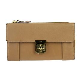Chloé Elsie Long Wallet Brown