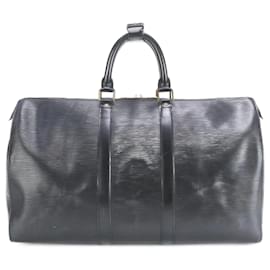 Louis Vuitton-Louis Vuitton Epi Keepall 45 Boston Bag-Black