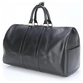 Louis Vuitton-Sac Boston Keepall 45 Epi Louis Vuitton-Noir