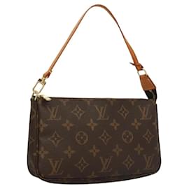 Louis Vuitton-LOUIS VUITTON Monogram Pochette Accessoires Pouch M51980 LV Auth 119711AM-Monogram