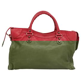 Balenciaga-Sac à main en cuir BALENCIAGA Giant City 2way Rose 281770 Auth yk17863-Rose