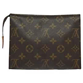Louis Vuitton-LOUIS VUITTON Monogram Poche Toilette 19 Pouch M47544 LV Auth 119558-Monogram
