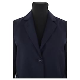 Autre Marque-Parka en laine-Bleu