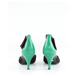 Pierre Hardy-Leather heels-Black