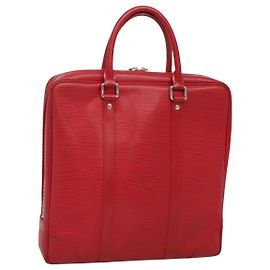 LOUIS VUITTON Epi Vivienne MM Bolsa de Negocios Roja M5912E LV Auth 120321 Roja