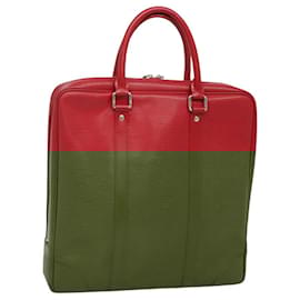 Louis Vuitton-LOUIS VUITTON Epi Vivienne MM Business Bag Red M5912E LV Auth 120321-Red