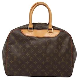 Louis Vuitton-LOUIS VUITTON Monogram Deauville Hand Bag M47270 LV Auth 120160-Monogram
