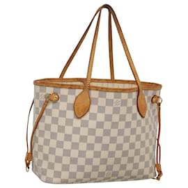 Louis Vuitton-LOUIS VUITTON Damier Azur Neverfull PM Tote Bag N41362 LV Auth bs24505-Other