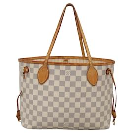 Louis Vuitton-LOUIS VUITTON Damier Azur Neverfull PM Tote Bag N41362 LV Auth bs24505-Other