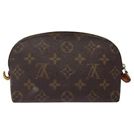 Louis Vuitton-LOUIS VUITTON Monogram Pochette Cosmetic PM Cosmetic Pouch M47515 LV Auth 116269-Monogram