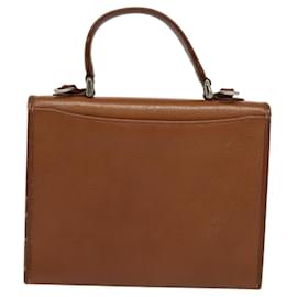 Autre Marque-Burberrys Hand Bag Leather 2way Brown Auth BA1155-Brown