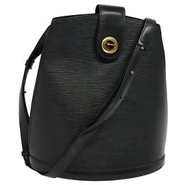 LOUIS VUITTON Borsa a Spalla Epi Cluny Nera M52252 LV Auth bs24496 Nero