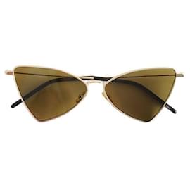 Saint Laurent-Lunettes de soleil doré-Doré