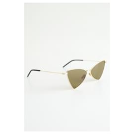 Saint Laurent-Lunettes de soleil doré-Doré