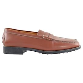 Tod's-Leather loafers-Brown