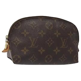 Louis Vuitton-LOUIS VUITTON Monogram Pochette Cosmetic PM Cosmetic Pouch M47515 LV Auth 116305-Monogram