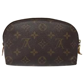 Louis Vuitton-LOUIS VUITTON Monogram Pochette Cosmetic PM Cosmetic Pouch M47515 LV Auth 116305-Monogram