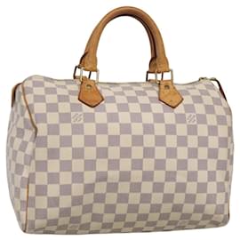 Louis Vuitton-LOUIS VUITTON Damier Azur Speedy 30 Hand Bag N41533 LV Auth 116408-Other